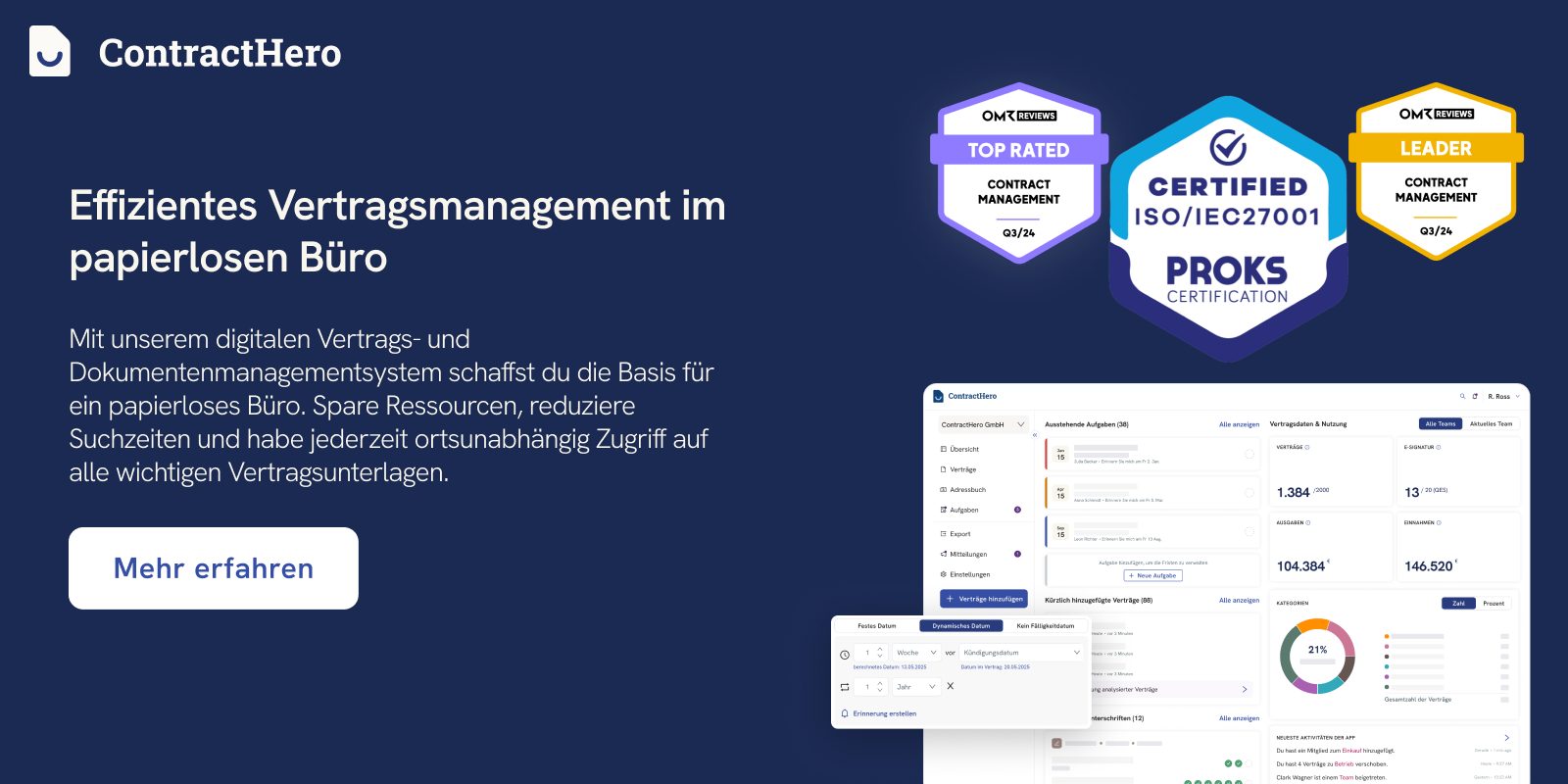 Mehr zu ContractHero erfahren