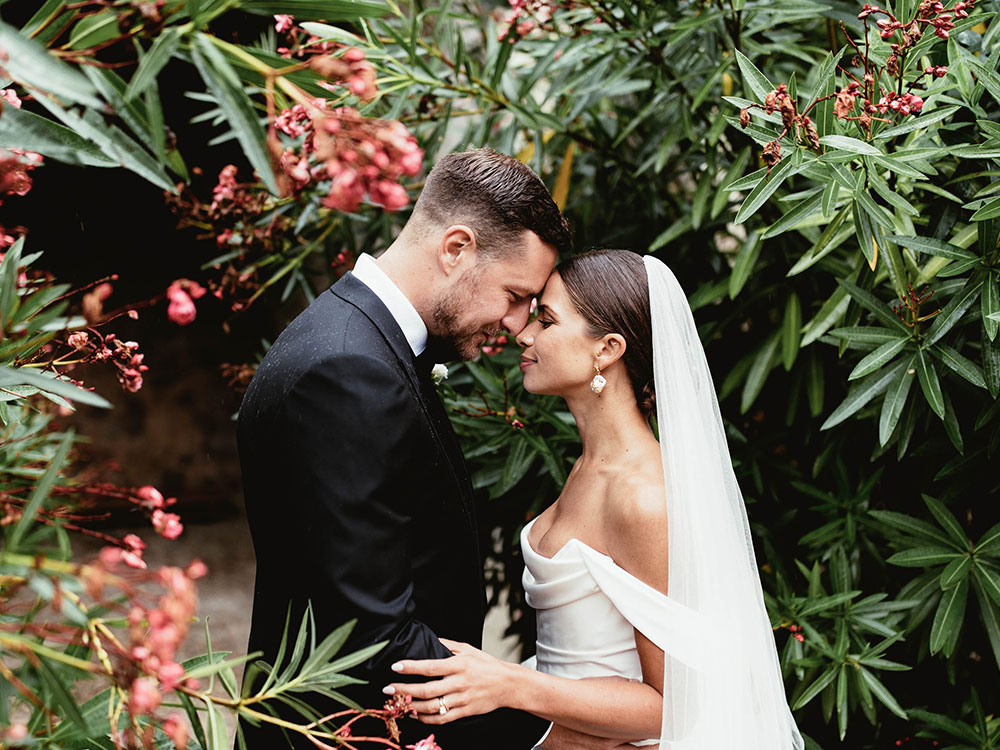 Black Tie Wedding Inspiration From a Hollywood Glam Couple The