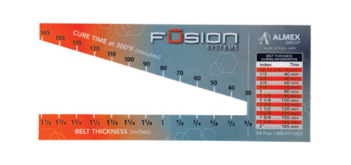 Almex Splice Material Cure Card