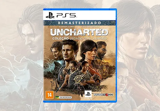 Imagem do produto UNCHARTED: COLEÇÃO LEGADO DOS LADRÕES PS5 - Físico em Kabum