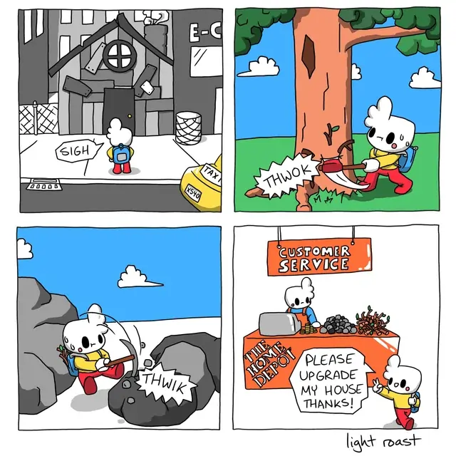 Panel 1: nullPanel 2: nullPanel 3: nullPanel 4: nullThis is the end of the comic.