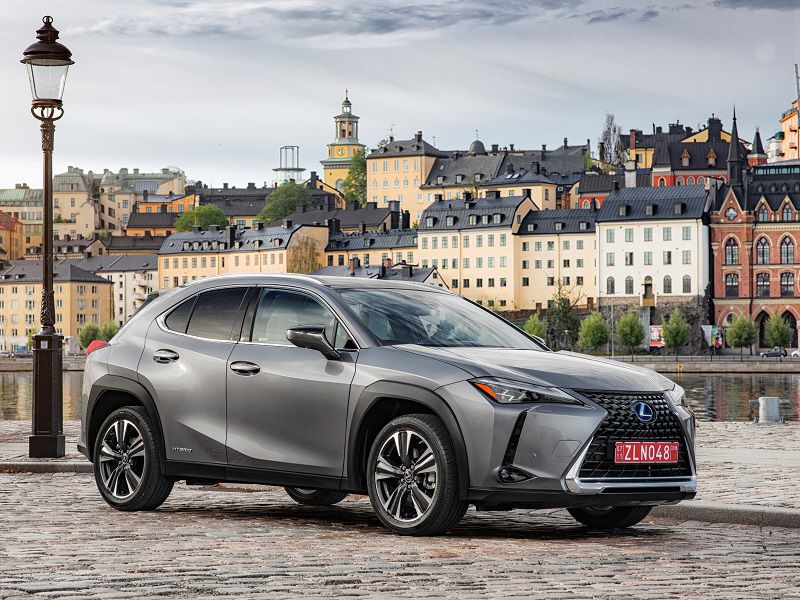 2019 Lexus UX 250h F Sport Grey Parked Front Quarter ・  Photo by Lexus 