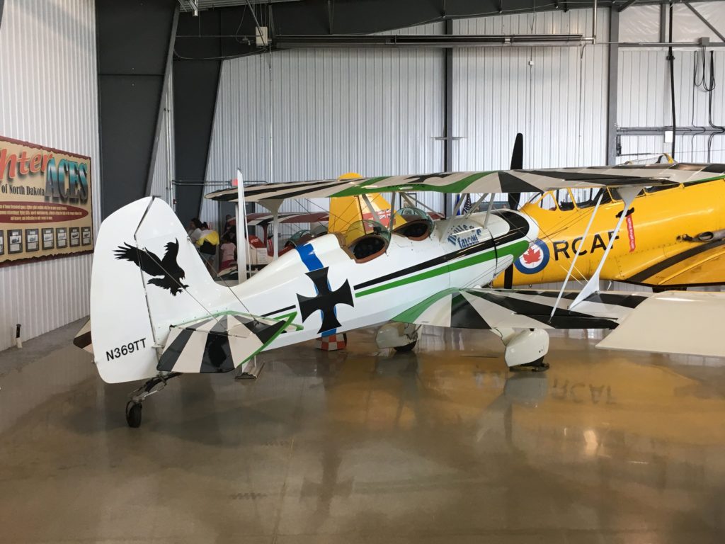 Several plane displays can be found inside the museum.