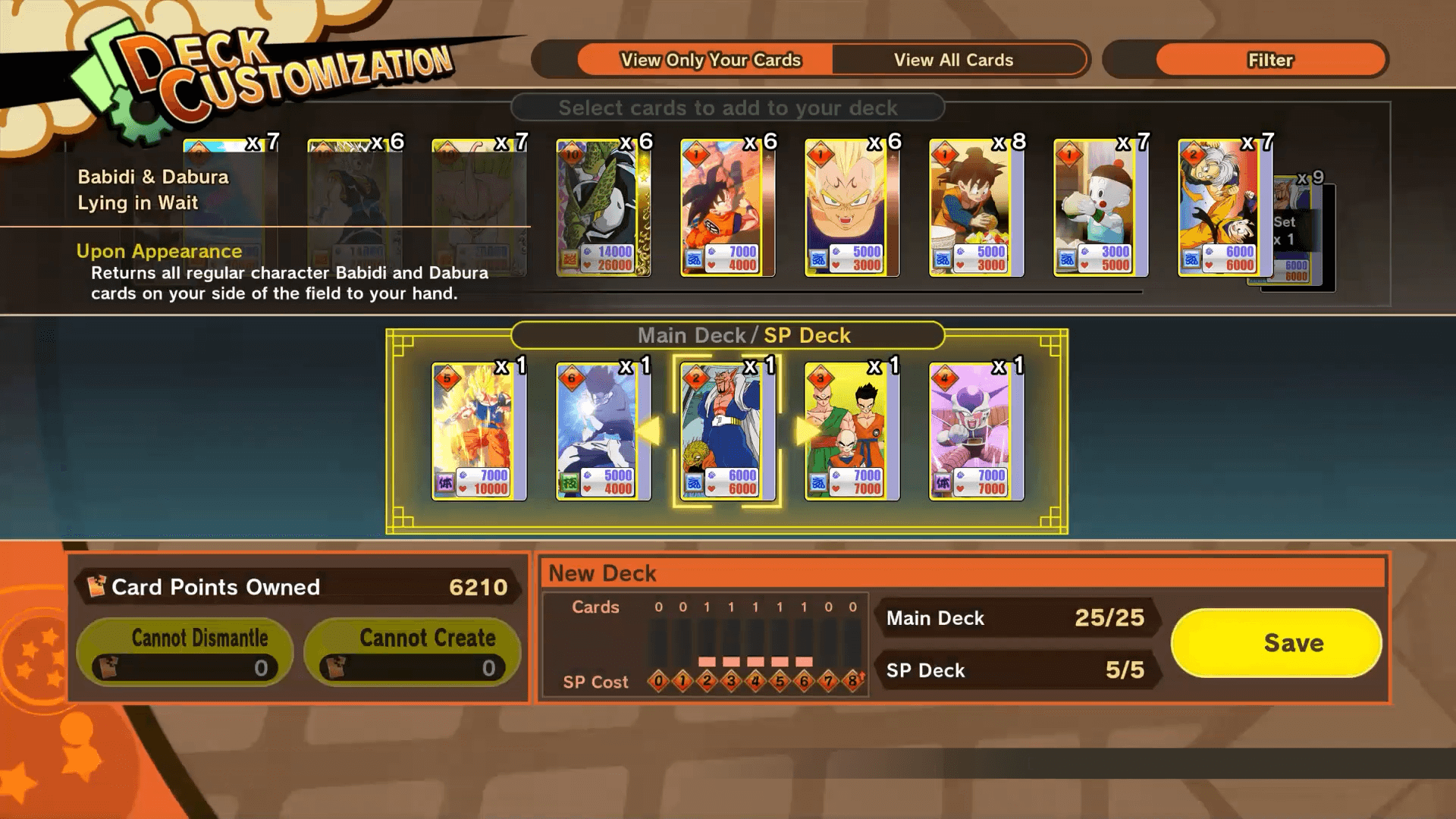 DRAGON BALL CARD WARRIORS Adjustments Bandai Namco Entertainment Inc.