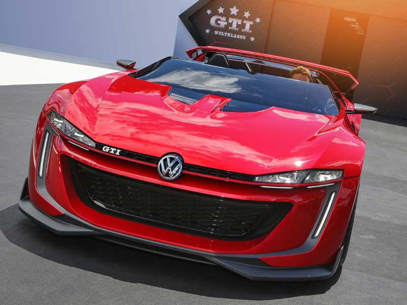 2014 LA Auto Show volkswagen gti roadster vision gran turismo 