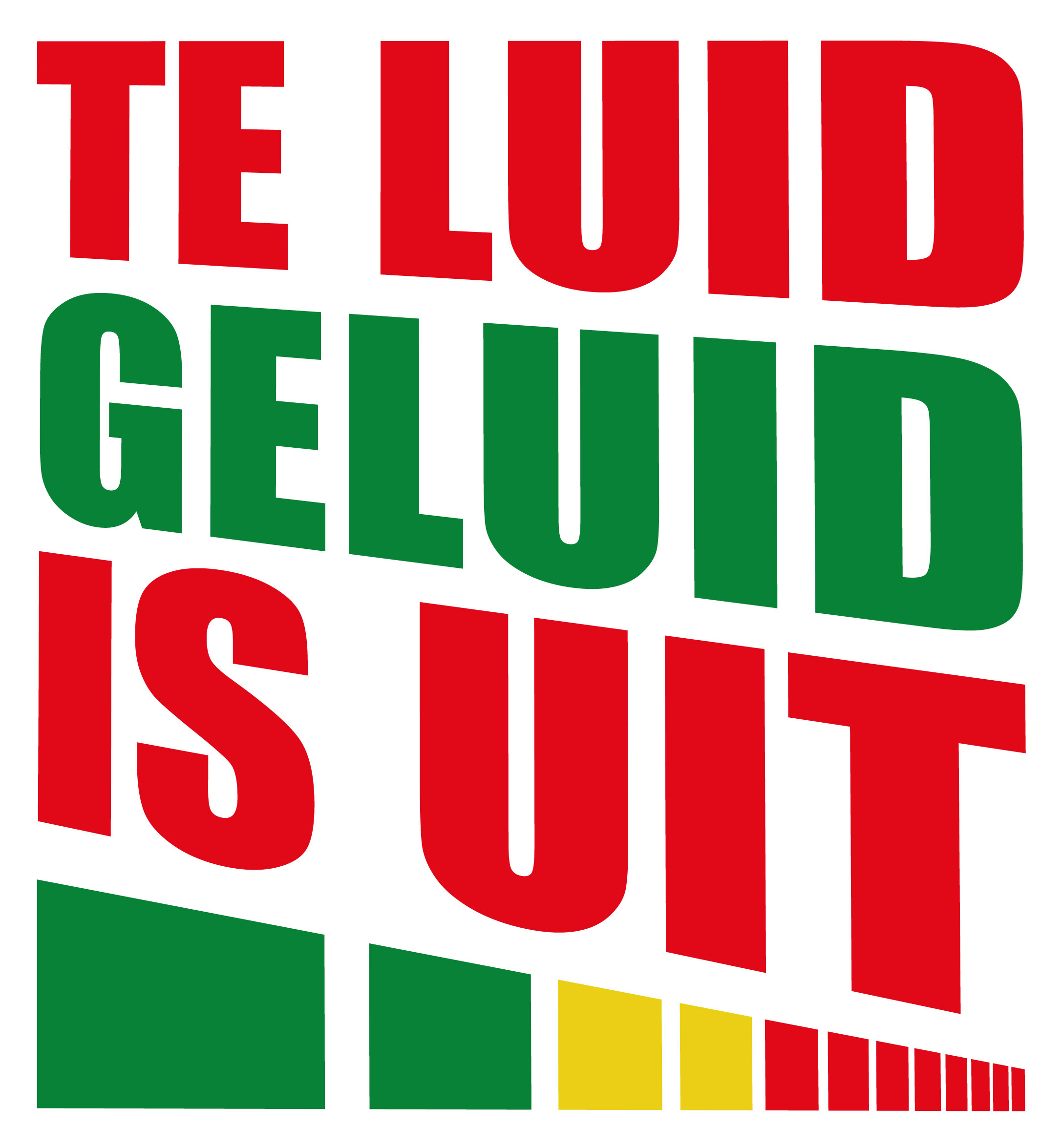 Te luid geluid is uit