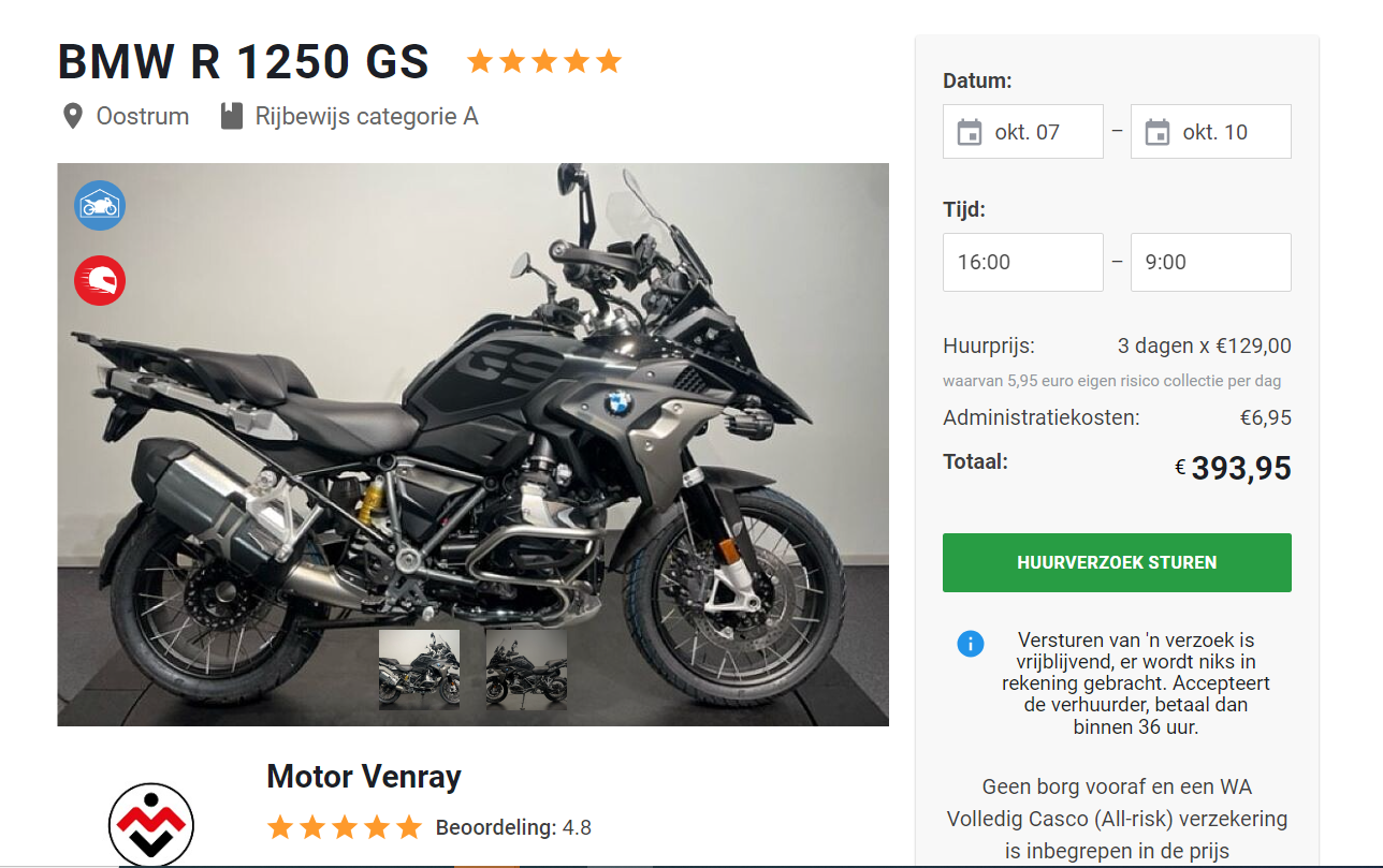 Huur een motor in Limburg
