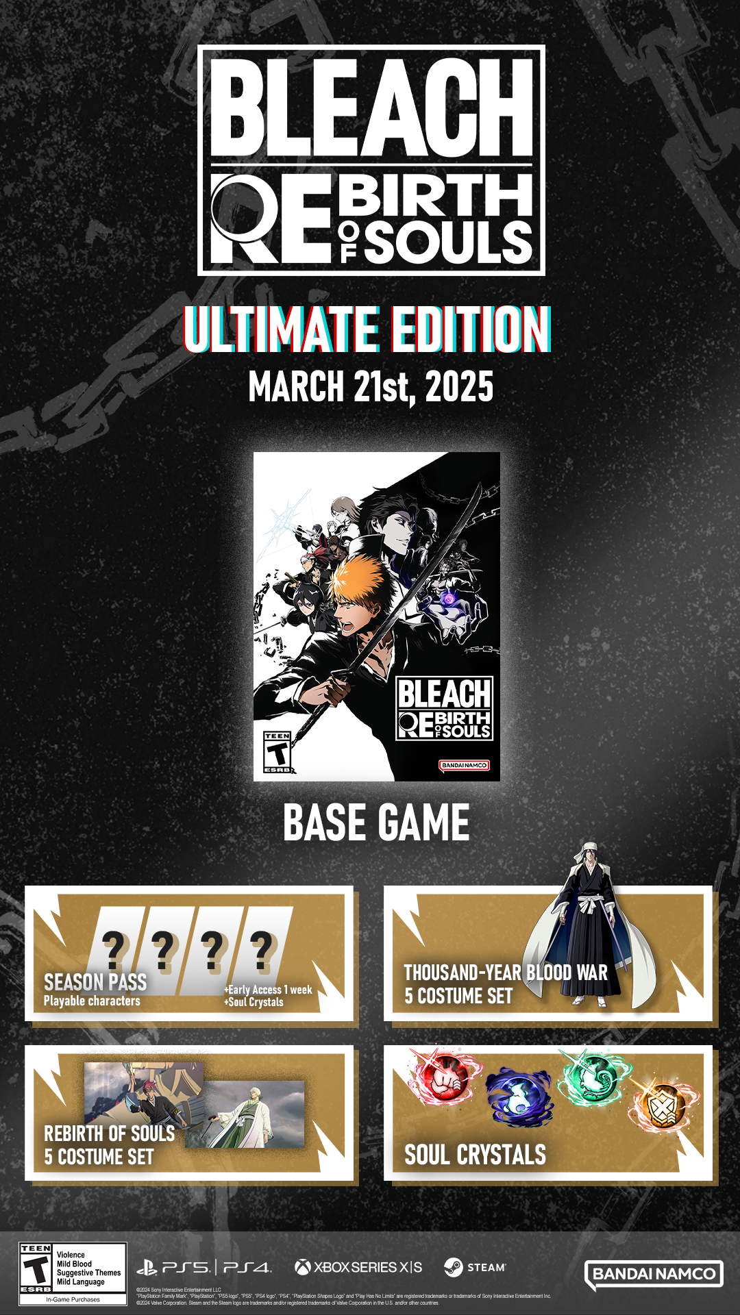 BLEACH Rebirth of Souls Digital Ultimate Edition Product Overview