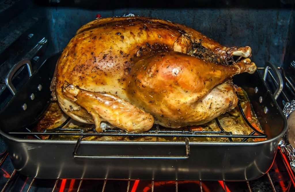 Saving the oven for the turkey is helpful when cooking Thanksgiving dinner in your RV.
