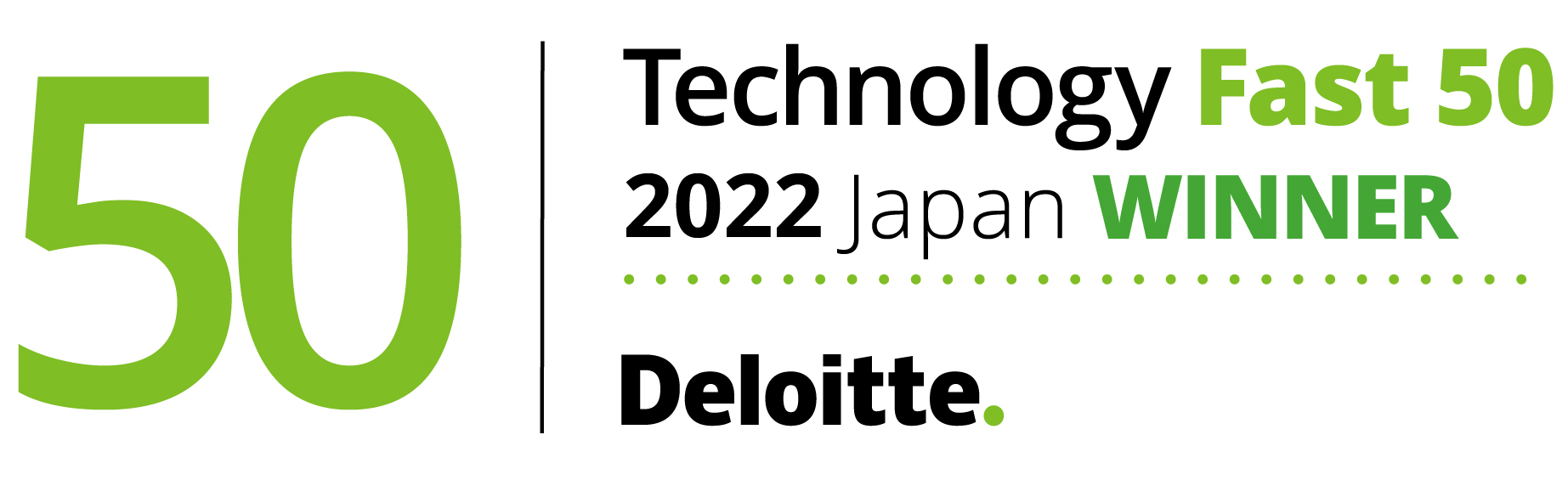 テクノロジー企業成長率ランキング『Technology Fast 50 2022 Japan』で第9位にランクイン