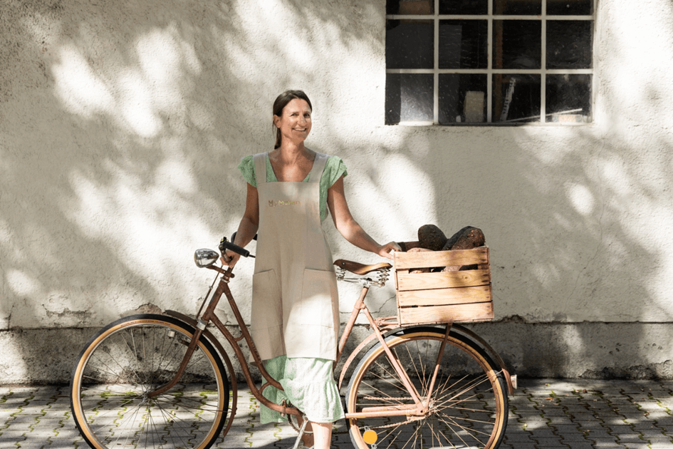 Birgit Tantner, Gründerin von My Makery, verkauft mit ihrem Startup Brotbackmischungen aus Kastanienmehl.