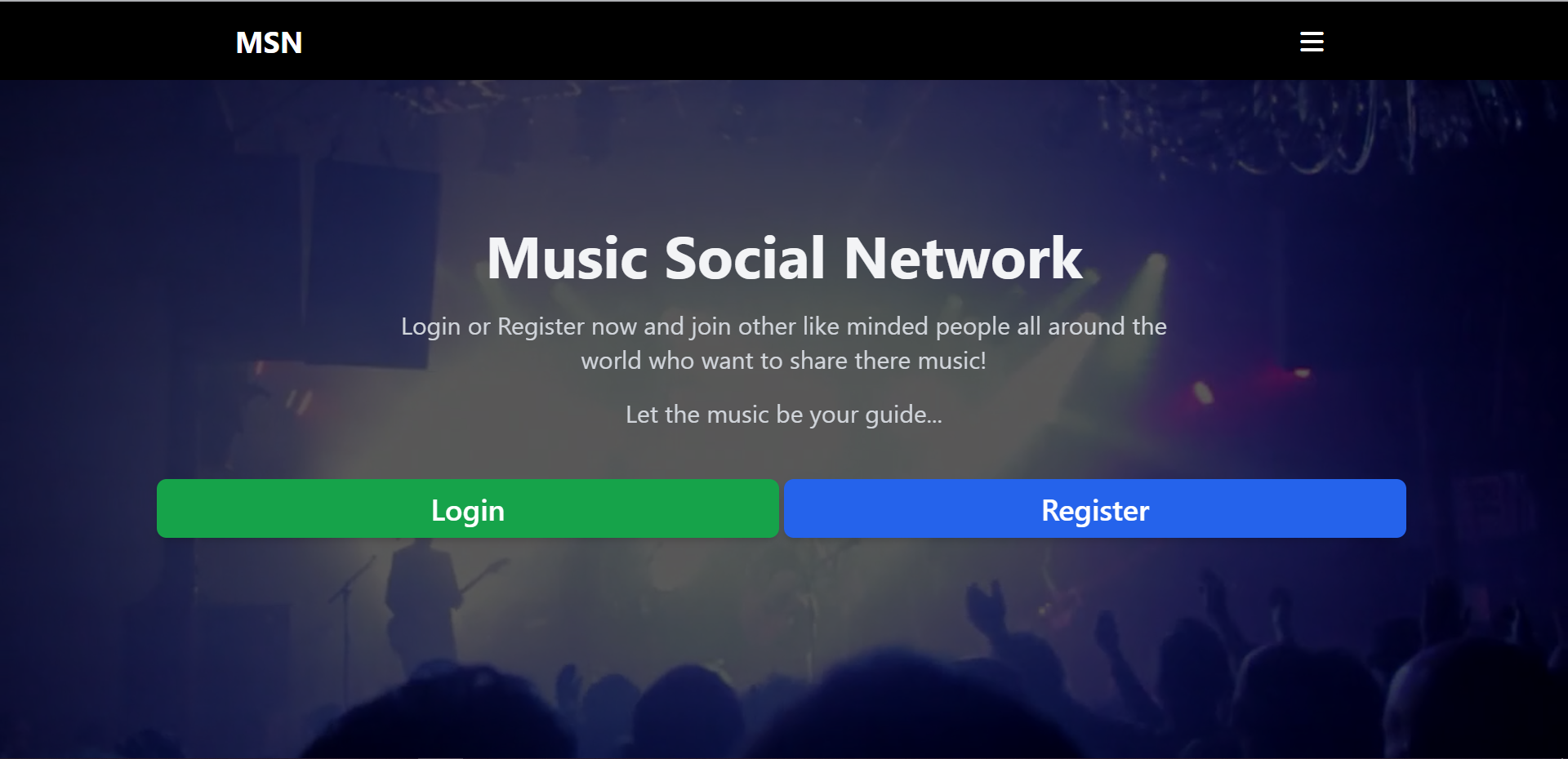 Imagem da sessão Main Page