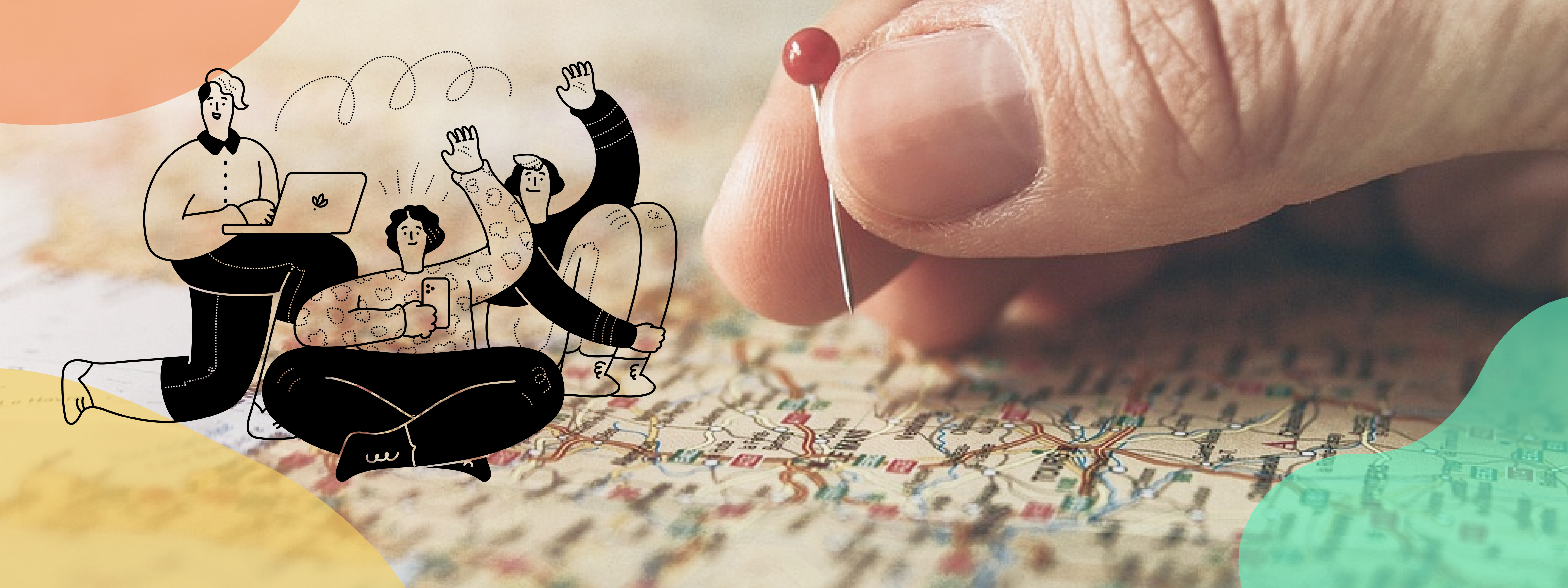 A pin marking a spot on the map of Eastern Europe.