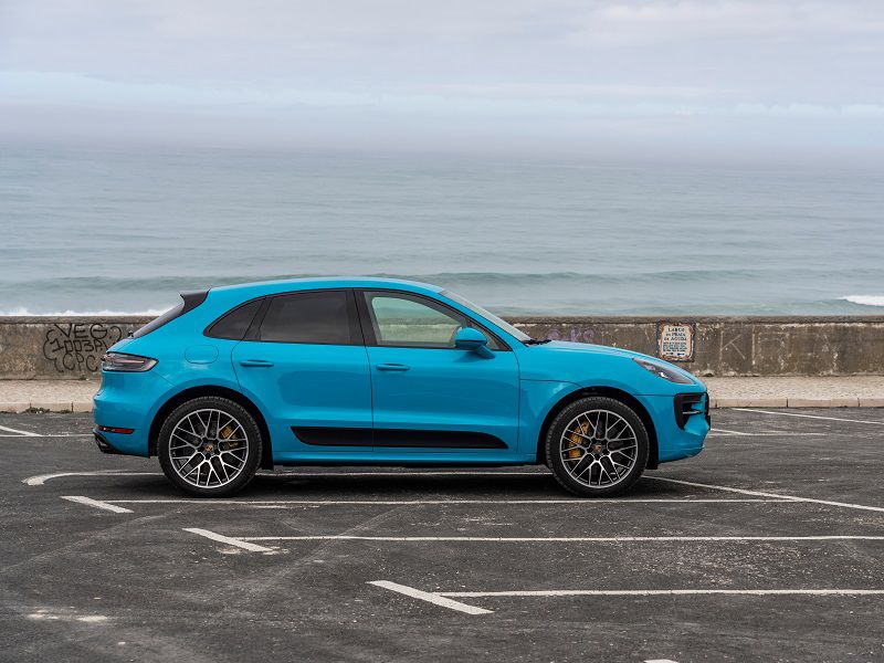 2020 Porsche Macan GTS Blue Side Profile 1 ・  Photo by Porsche 