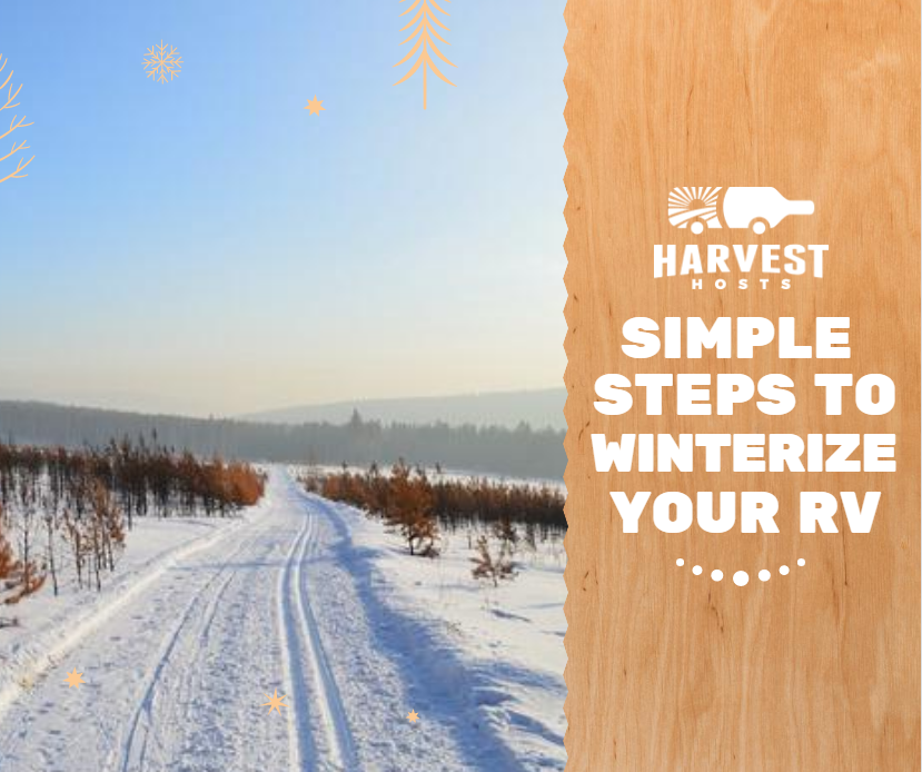 Simple Steps to Winterize your RV