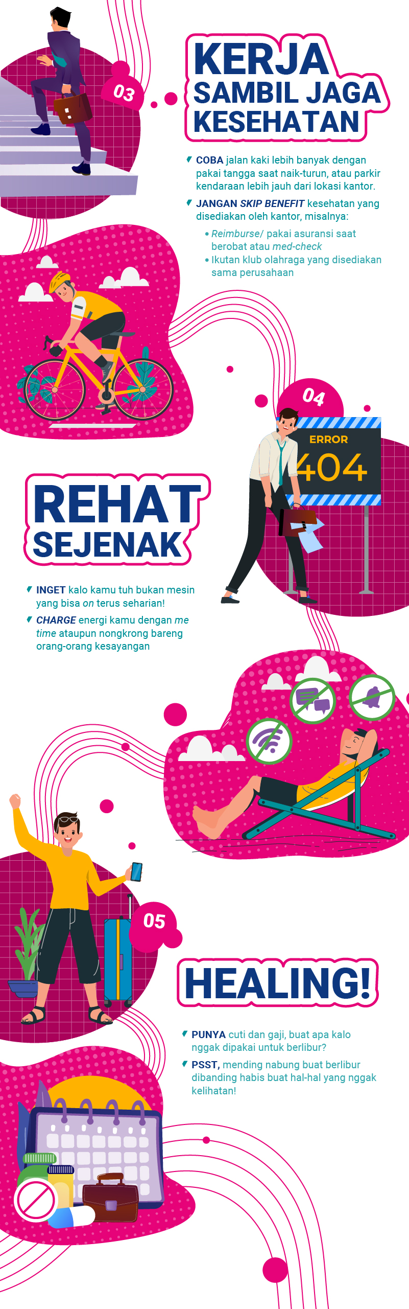 8 Cara Meraih Work-Life Balance (Infografis) - Jobstreet Indonesia