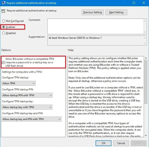 How to enable BitLocker encryption on Windows 10?