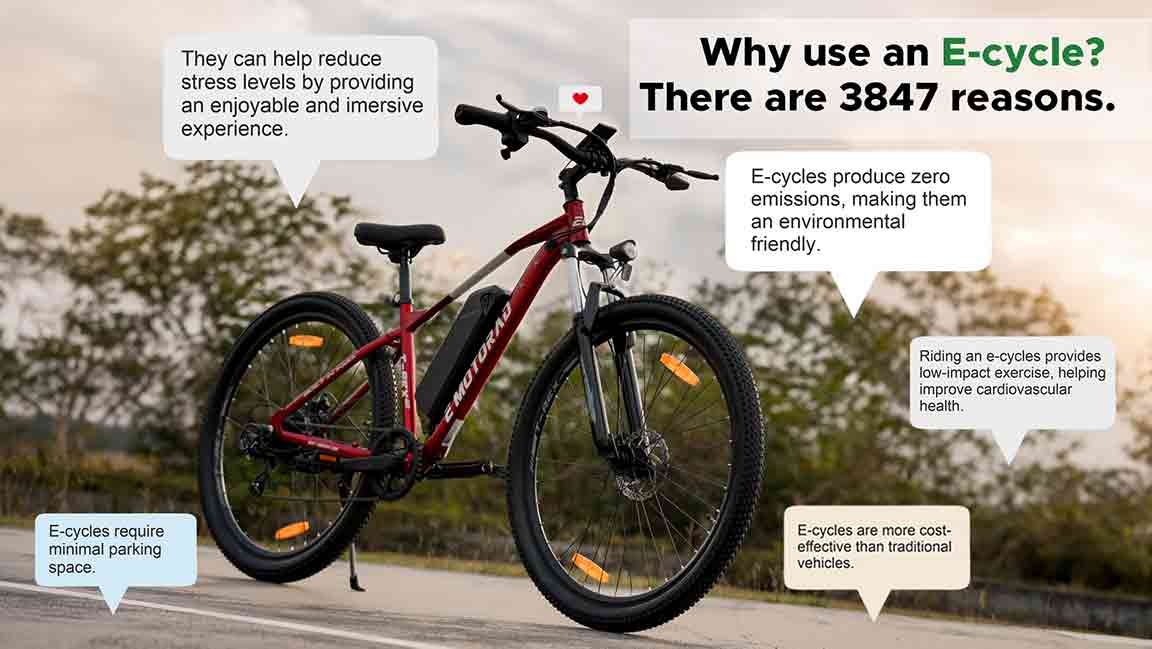 E Cycle Benfits Benefits of Using Electric Cycles