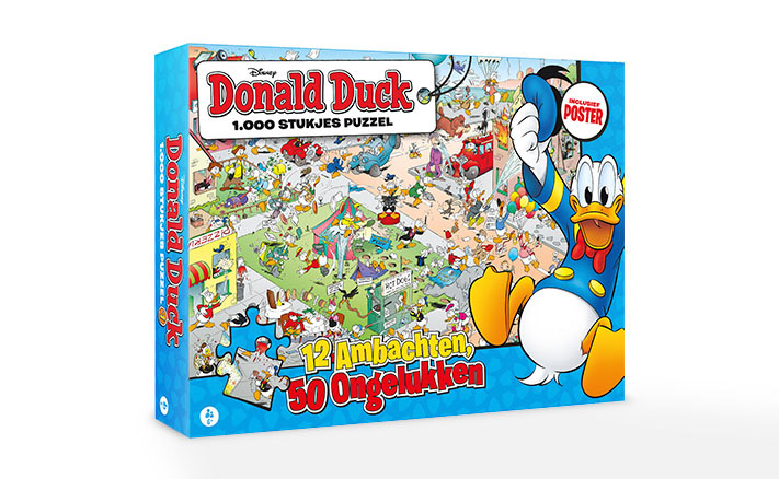 Donald Duck Puzzel 1 - Twaalf ambachten 50 ongelukken