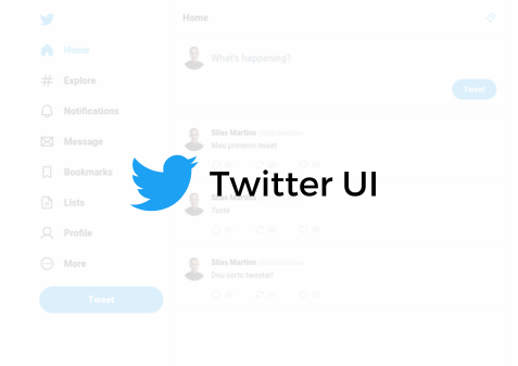 Thumbnail do projeto Twitter UI