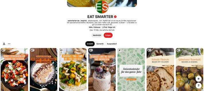 Eatsmarter auf Pinterest