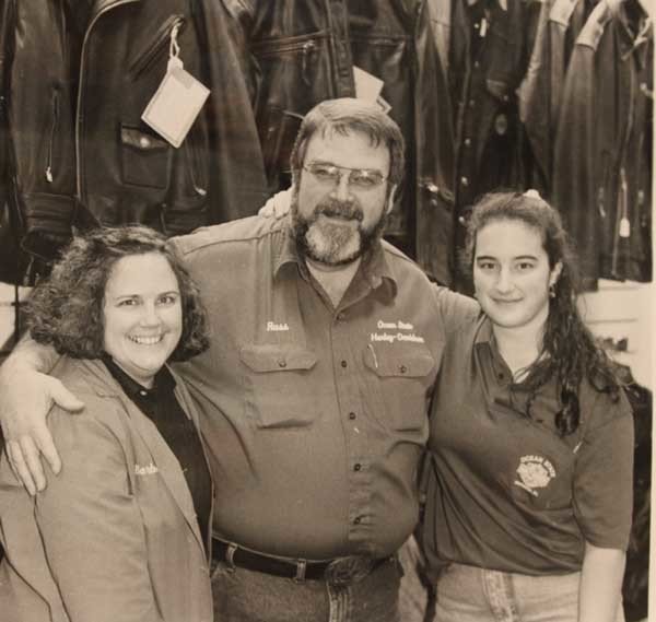 Russ and Barbara Hampton opened the Harley-Davidson Shop in 1988.