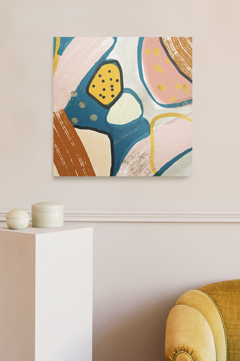Canvas print of abstract art