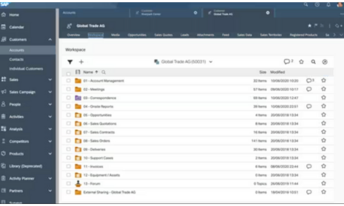 SAP Extended Enterprise Content Management von OpenText Screenshot