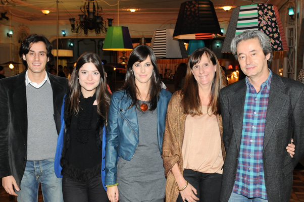 Daniel Bertolucci, Giovanna Canner, Juliana Bertolucci, Eneida Bertolucci e João Torres