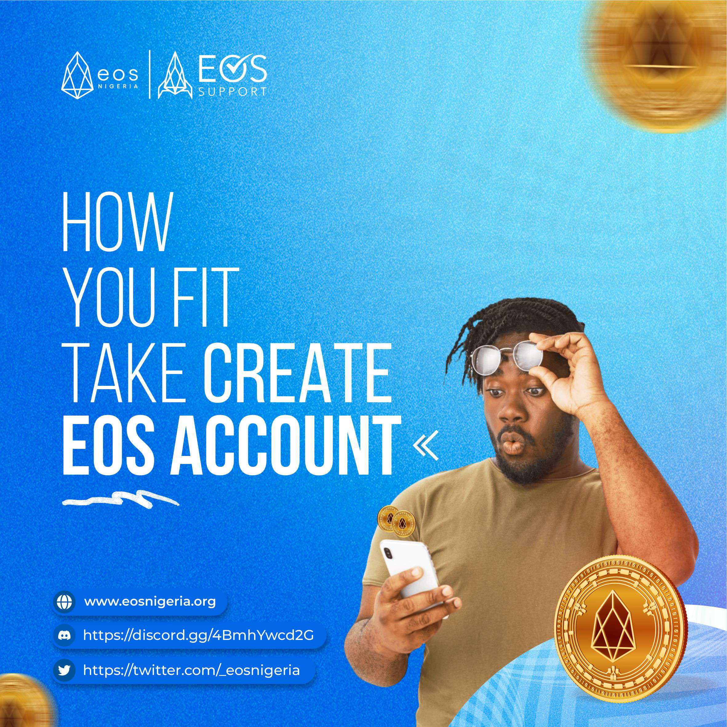 How you fit get EOS account!