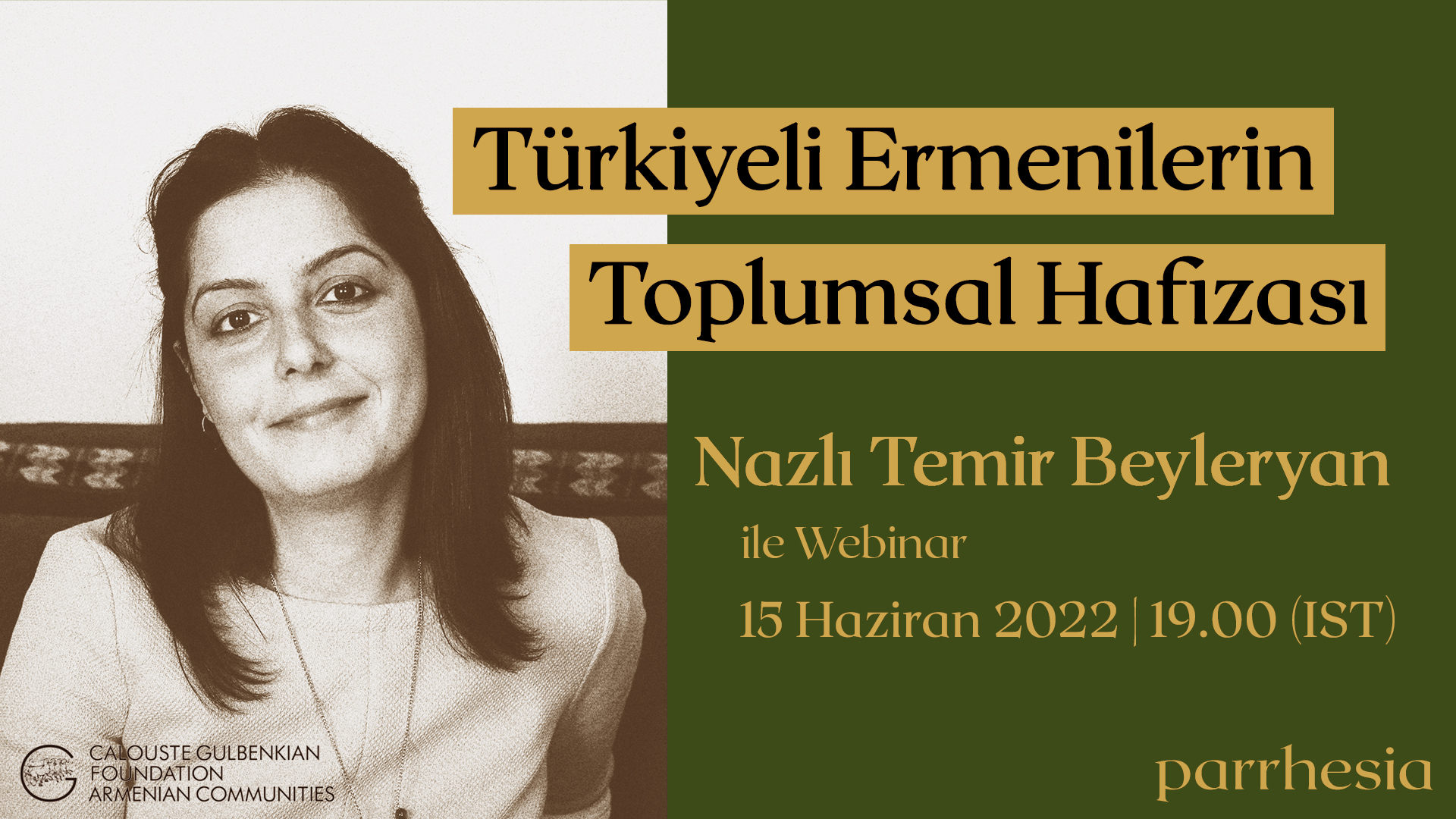 Armenian Collective Memory in Turkey: Webinar with Nazlı Temir Beyleryan