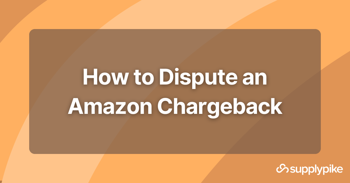 How to Dispute an Amazon Chargeback SupplierWiki