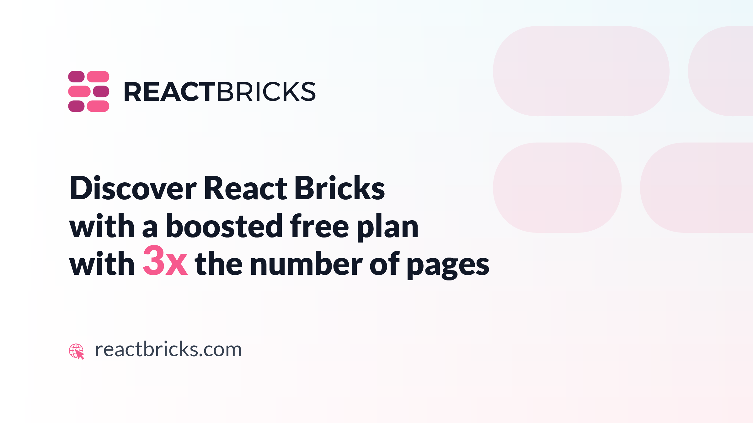 <p>Special offer from React Bricks</p>

