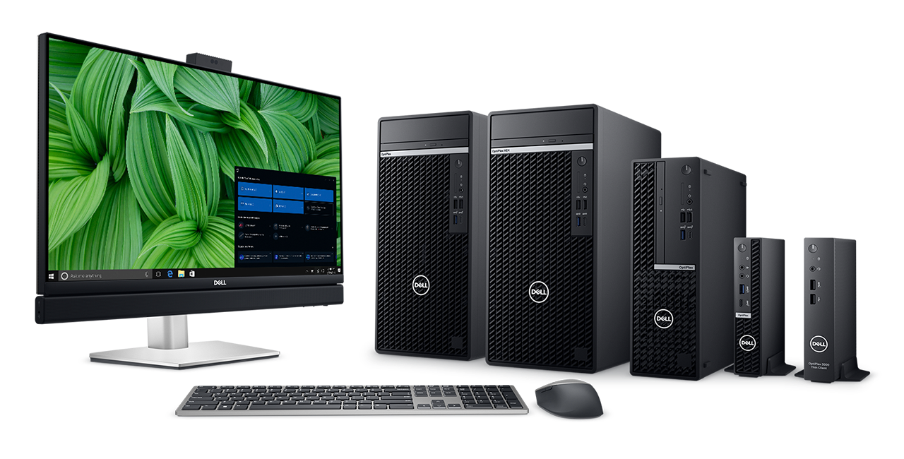 Dell OptiPlex in multiple form factors