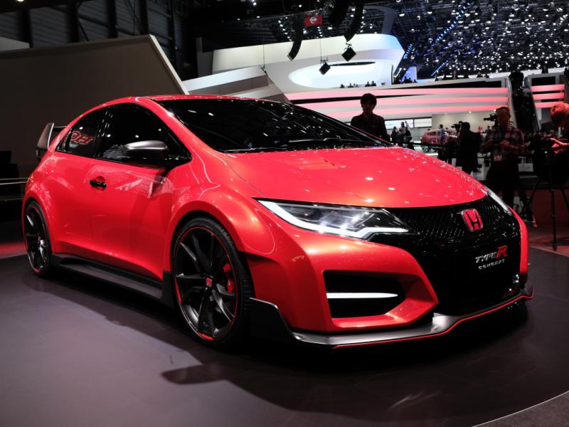 Honda Civic Type R morphs into production guise for Geneva - CNET