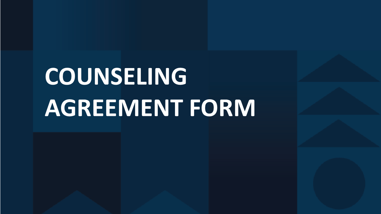 Counseling Agreement Form