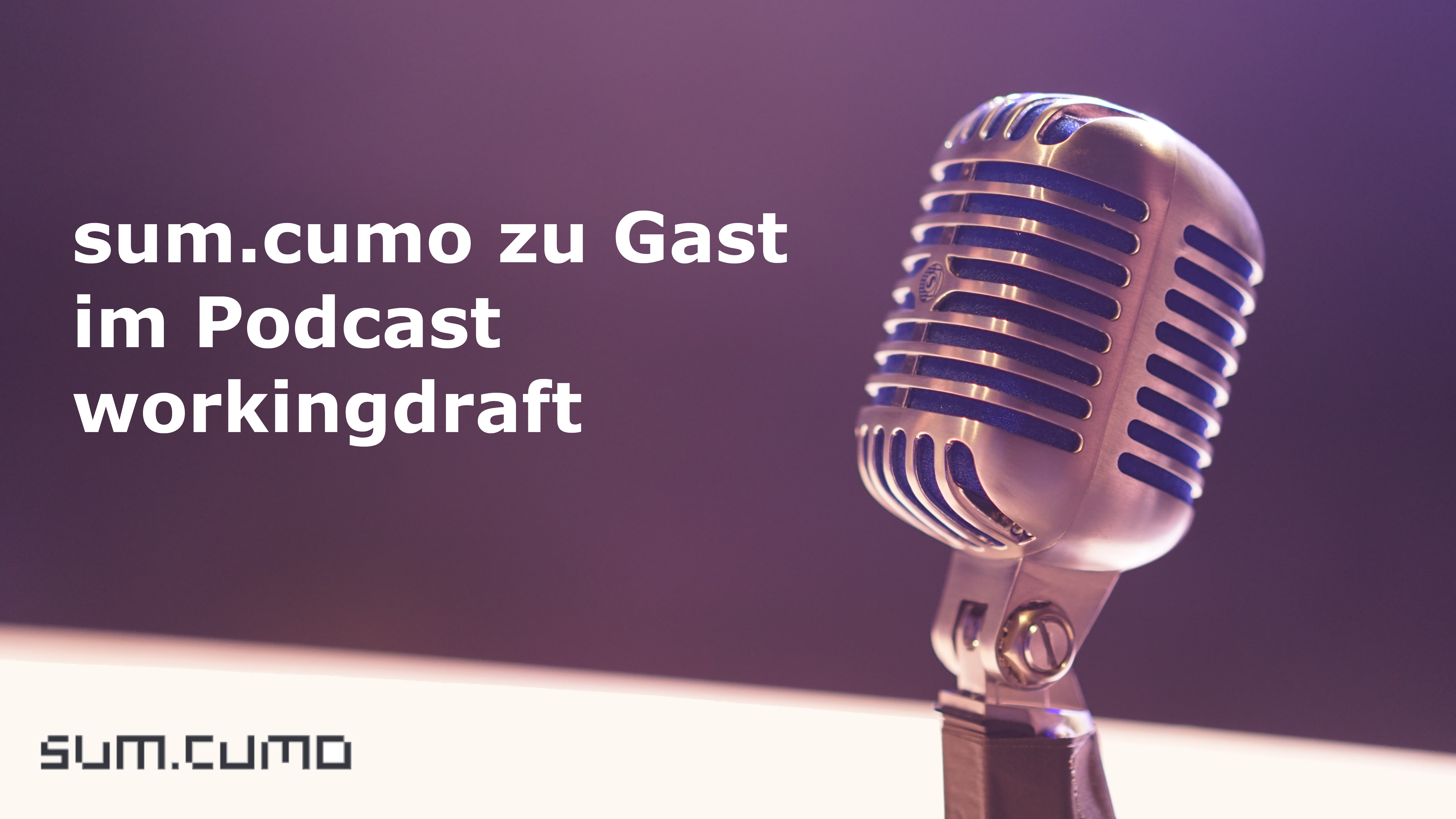 Erfahrungswerte vs. neue fische - sum.cumo zu Gast bei workingdraft