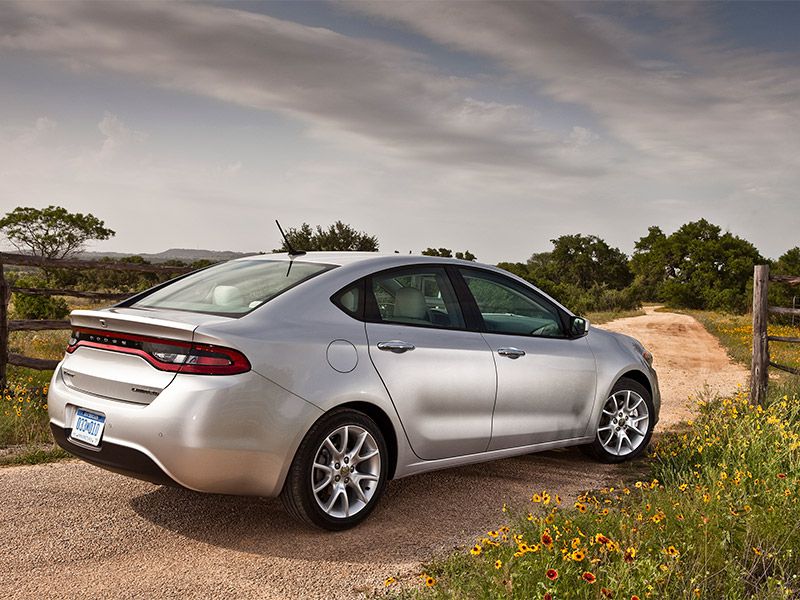 2016 Dodge Dart rear angle ・  Photo by FCA Media