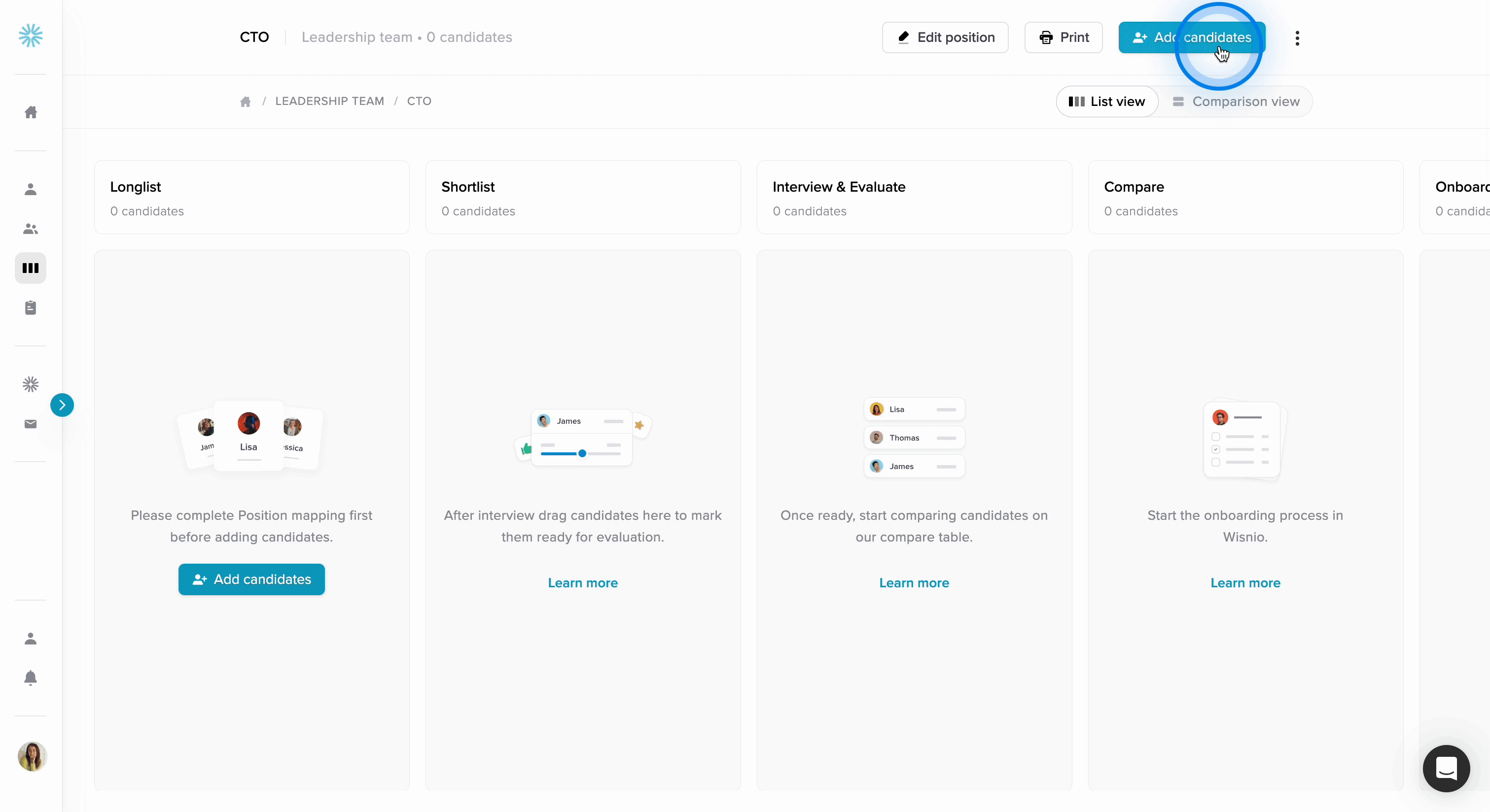 How to use longlists on the Wisnio platform - Wisnio.gif