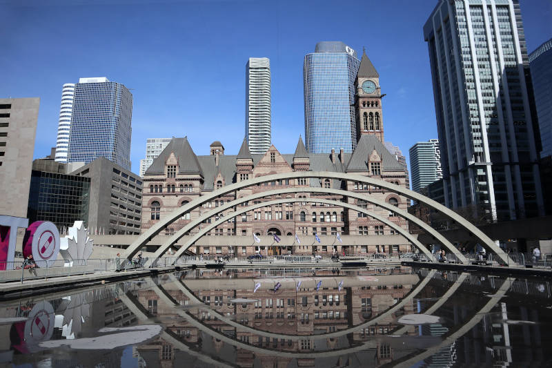 Nathan Phillips Square, Queen West Street, Toronto
