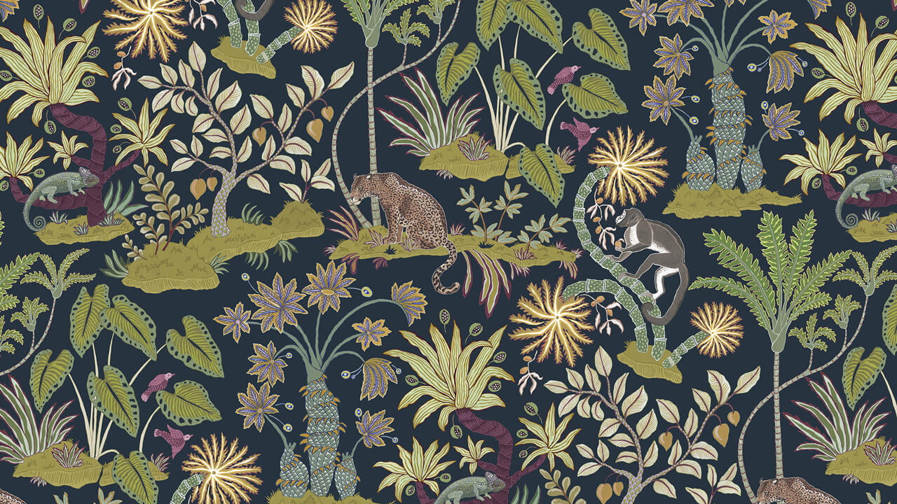 Rainforest 01: Maximalist Jungle - Wallpaper | Lick