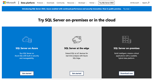 Microsoft SQL Server Screenshot