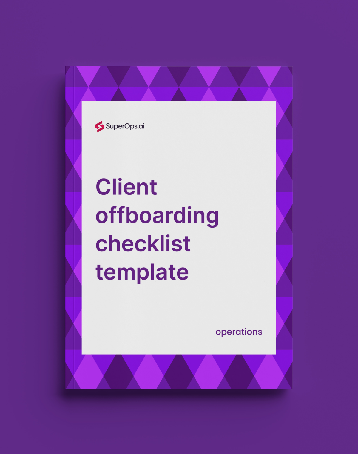 Client offboarding checklist template for MSPs SuperOps.ai