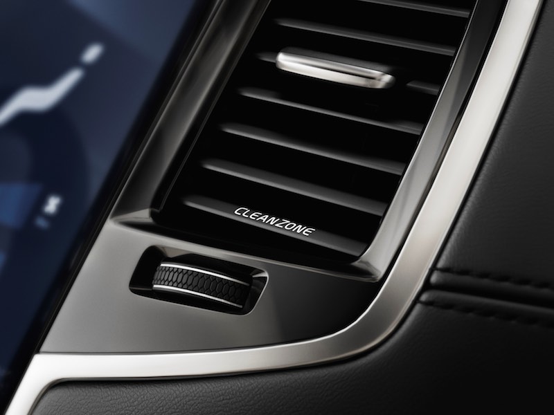 volvo clean zone vent ・  Photo by Volvo Cars