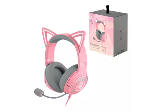 Imagem do produto Headset Razer Kraken Kitty Edition - Rosa em Americanas