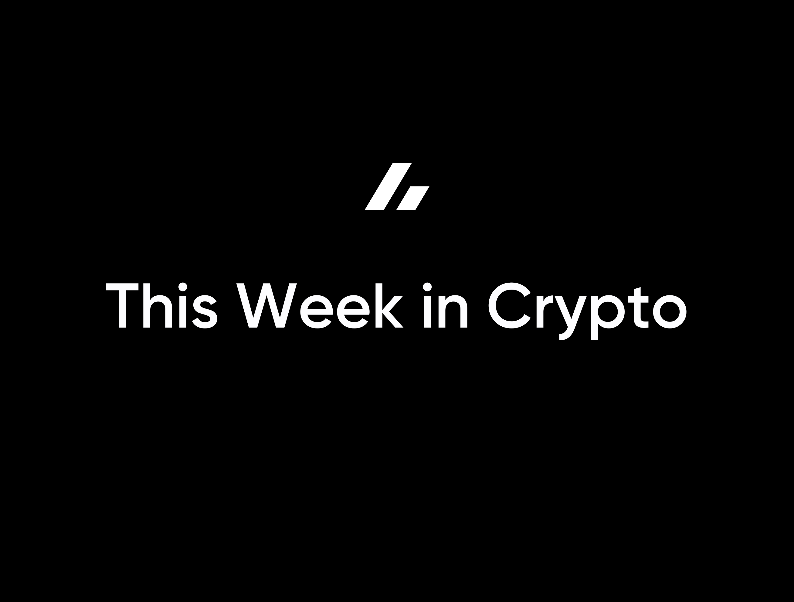 This Week in Crypto - 19th of October