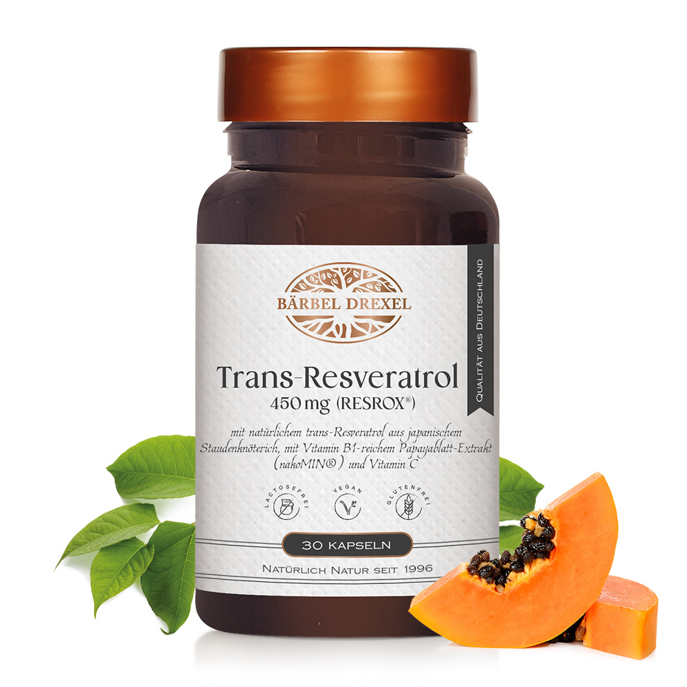 Trans-Resveratrol 450mg (RESROX®) Kapseln bestellen | Bärbel Drexel
