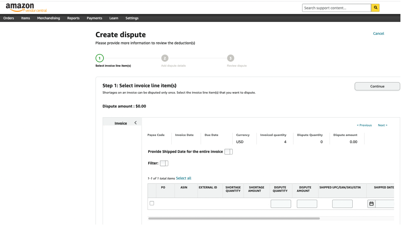 How to Dispute Amazon Shortage Deductions on Vendor Central SupplierWiki