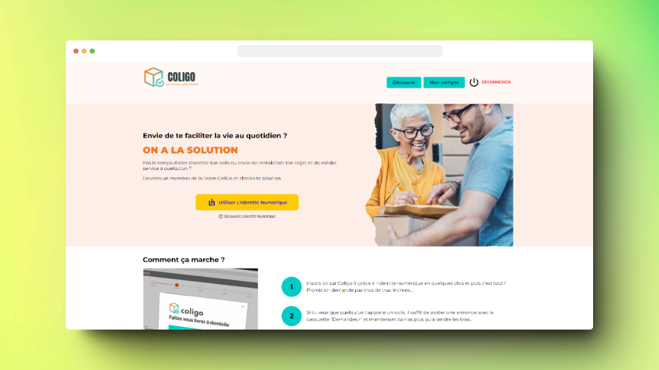 Site web Coligo