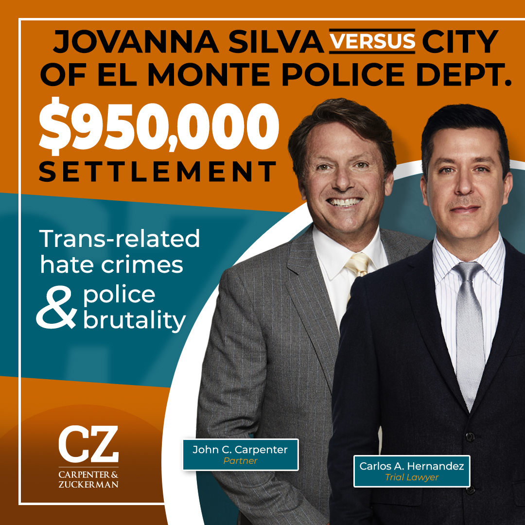 CZ Law Wins $950K Settlement for Trans Latina Woman in City of El Monte Police Brutality & Civil Rights Case